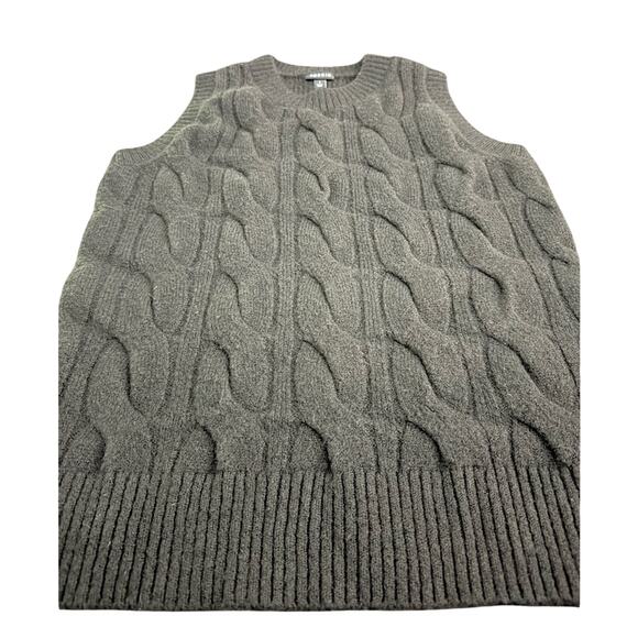 UEC TORRID Vegan Cashmere Black Vest Sweater SZ 1 - Picture 4 of 10